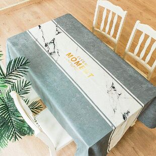 Tablecloth 极速Stylish party Fabric Rectangular anjd Simple
