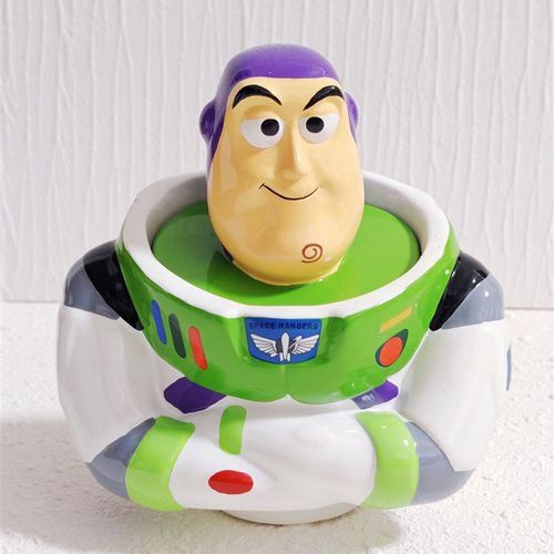 Toy Story玩具总动员巴斯光年E陶瓷首饰盒存物罐茶壶菸缸收纳盒