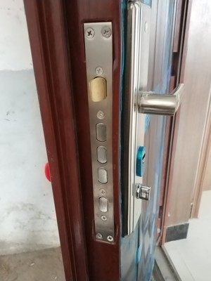 家用门锁防盗h门拉手套装全铜锁芯锁体加厚把手通用型大门入户门