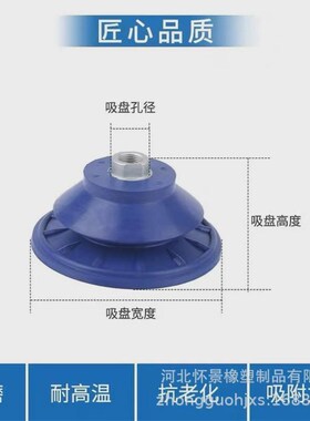 真空吸盘机械手配件工业吸嘴圆形吸盘sab22/30/40Q/50/60/80波纹