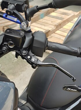 适用C400Xf C400GT 21-23款改装铝合金刹车牛角车手把离合拉杆