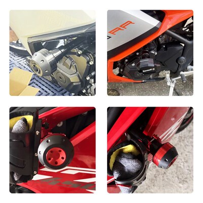 适用川崎Z250SL 忍者 Ninja250SL改装M防摔球发动机护杠排气防摔
