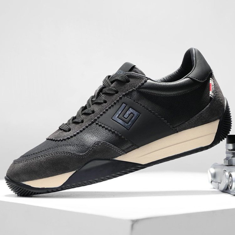 全牛皮阿甘鞋男款2025新款男士休闲鞋软底时尚百搭运动板鞋德训鞋,流行男鞋,德训鞋,淘宝优惠券,粉丝福利购,淘宝优惠卷