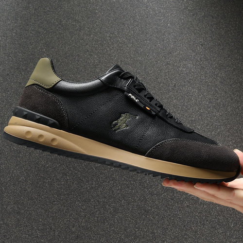 牛皮厚底阿甘鞋运动风轻便舒适