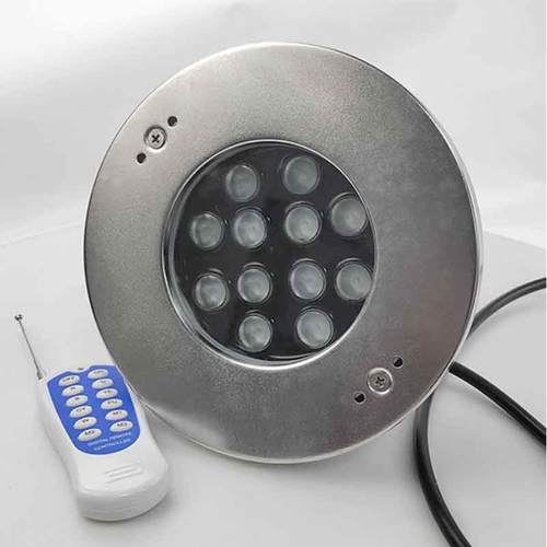 室内外泳池桑拿专用暗装不锈钢带预埋件泳池灯 水下地埋灯