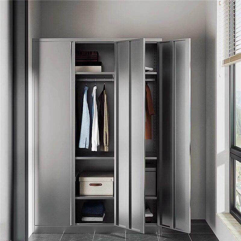 定制304不锈钢家用卧室金属储物衣柜杂物收纳柜子阳台柜防晒防水,住宅家具,独立衣柜,淘宝优惠券,粉丝福利购,淘宝优惠卷