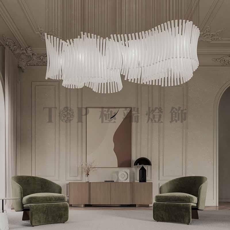意大利Venicem 客厅轻奢别墅餐厅高品质高天花板宏伟现代古典吊灯