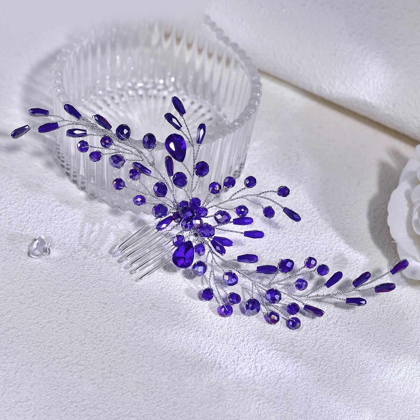 怡星欧美冰凌花插梳手工制作古风汉服发饰时尚百搭热销款配饰A272