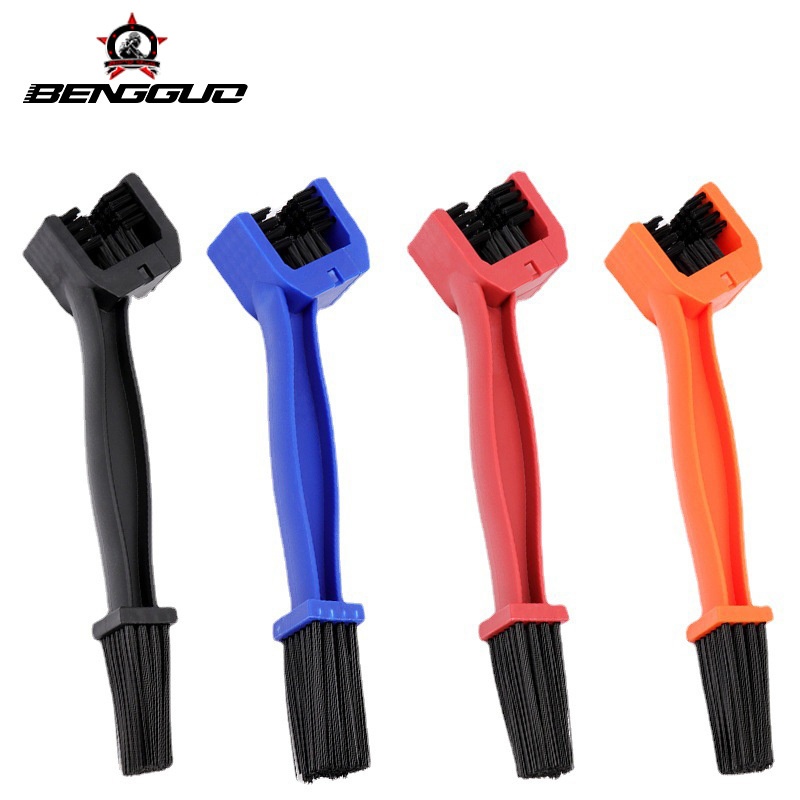 摩托车与自行车链条毛刷自行车清洁链条刷子配件装备车清洁方头