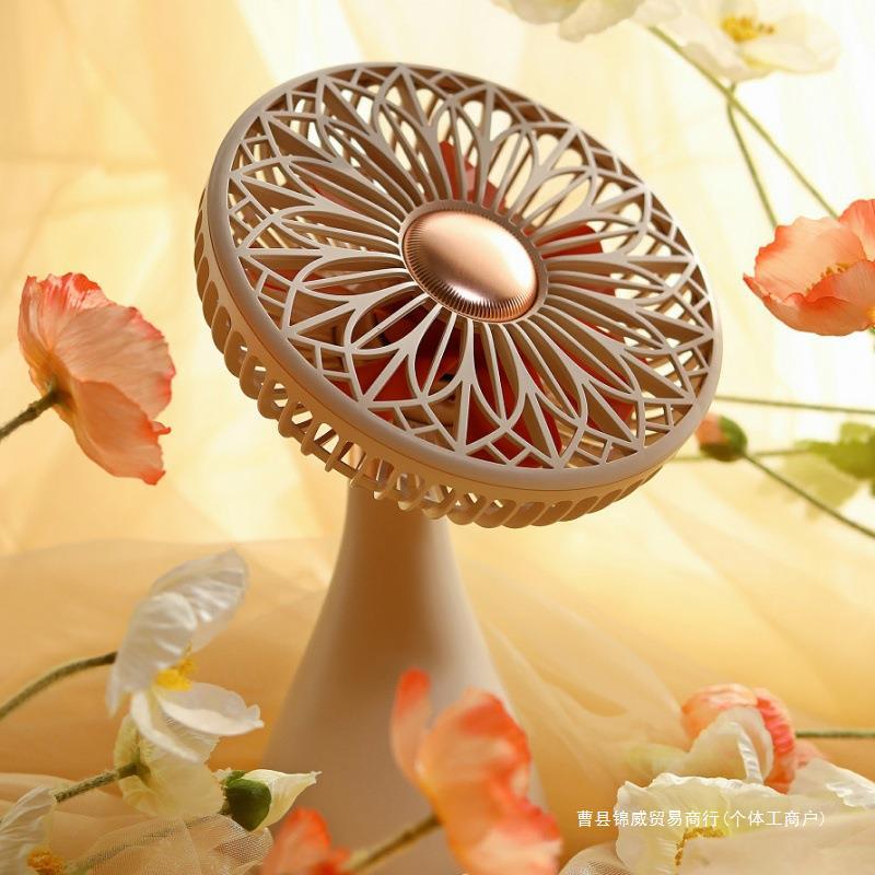 生态链桌面小风扇超静音办公室桌大风力宿舍充电