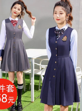 学院风幼师连衣裙适用春