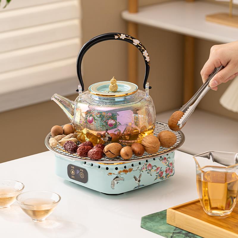 陶瓷炉煮茶器电陶炉茶炉玻璃煮茶壶养生壶烧水壶专用围炉煮茶小型