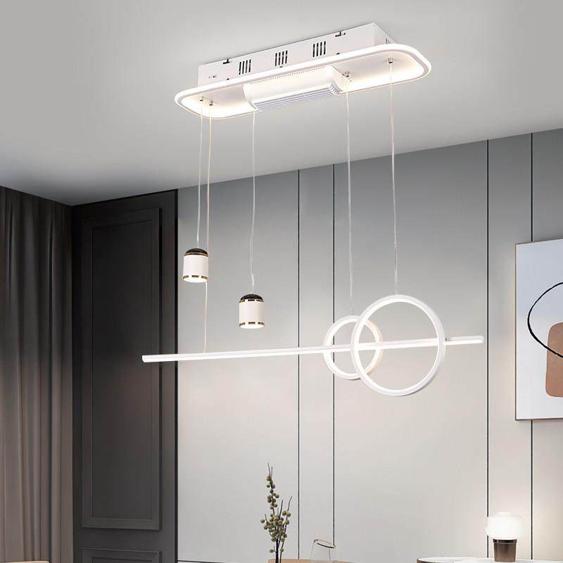 餐厅吊灯无叶风扇灯2025新款长条餐桌吊扇灯现代简约饭厅吧台,家装灯饰光源,餐厅吊灯,淘宝优惠券,粉丝福利购,淘宝优惠卷