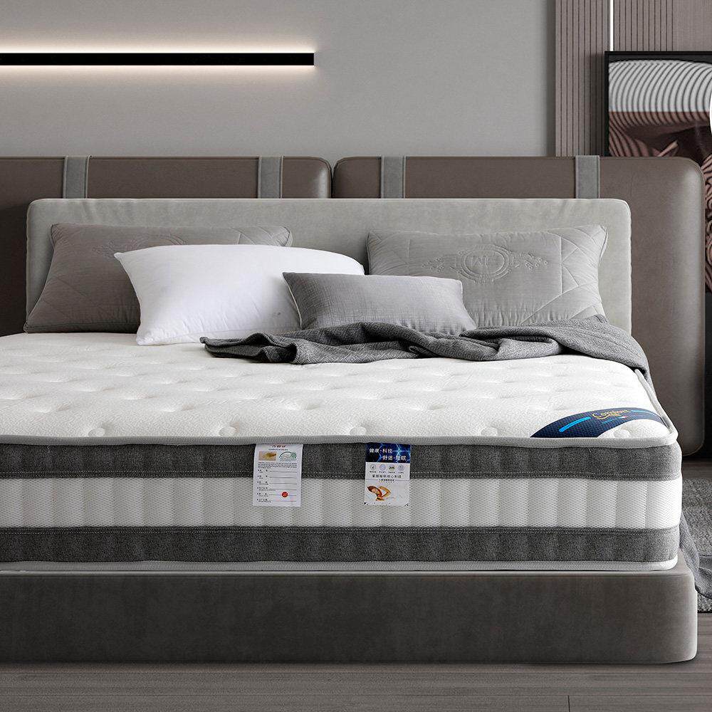 五星级酒店床垫独立弹簧软硬椰子棕榈天然乳胶席梦思床垫20cm厚