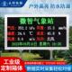全彩 发网路接口485 彩户外防水LED显示幕环境监测电子看板二次开