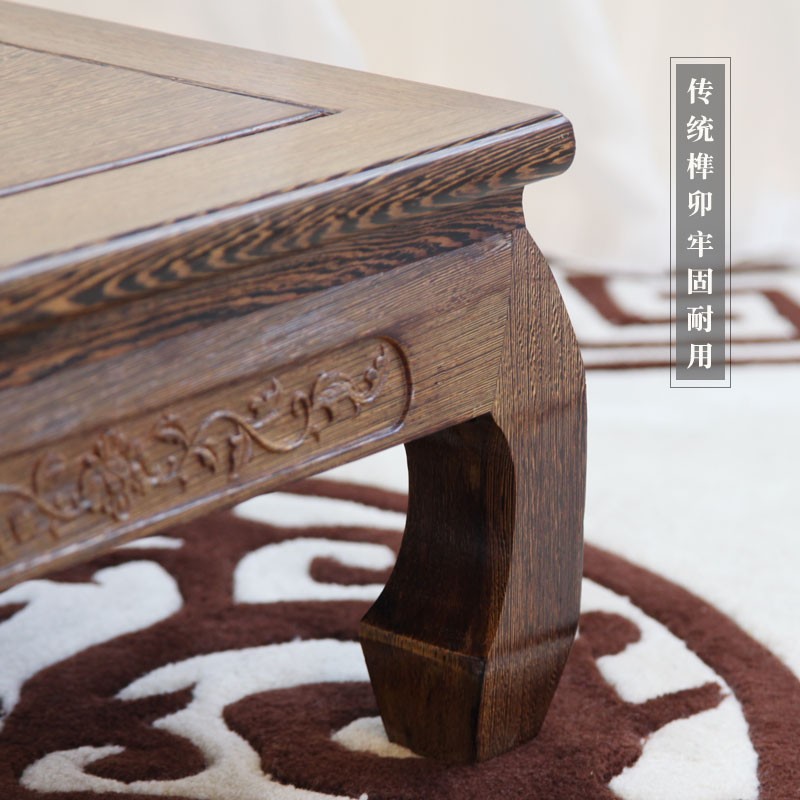 红木小炕桌实木炕几矮脚桌仿古中式鸡翅木小茶几飘窗桌榻榻米矮桌