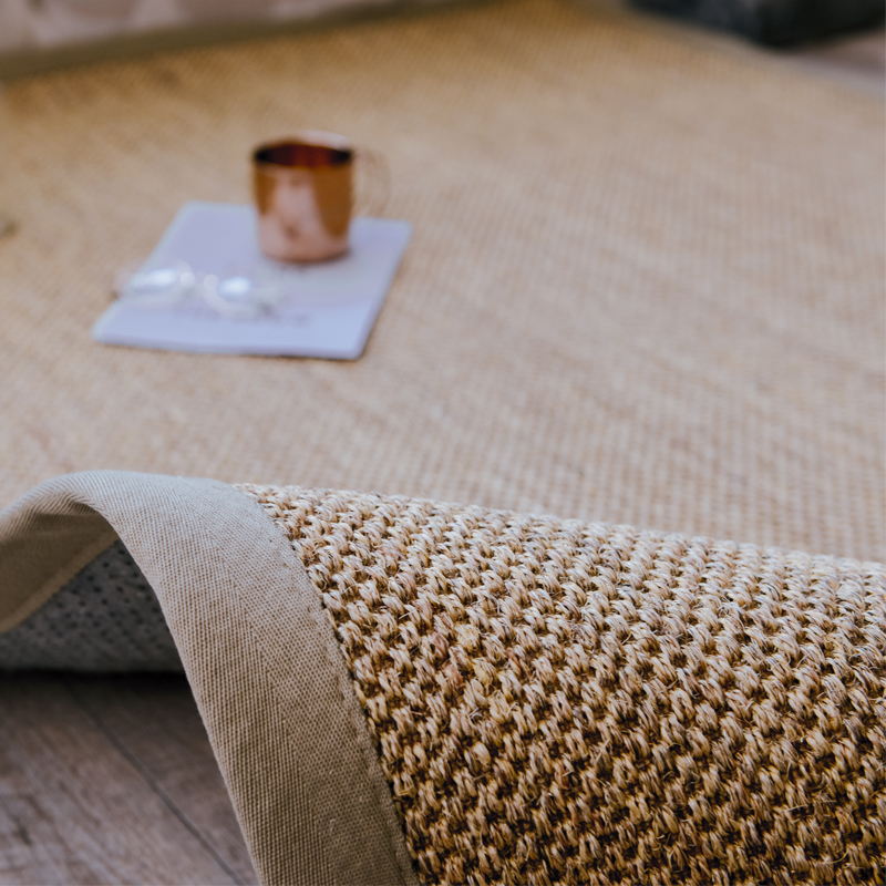 剑麻黄麻地毯客厅卧室茶几阳台床边民宿地毯猫抓垫自然环保可定制