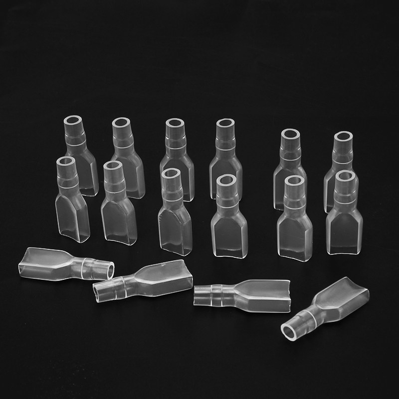 绝缘软护套插拔式接线冷压端子护套6.3/4.8/2.8MM插簧护套2000只