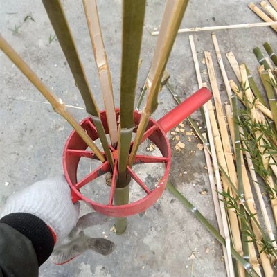 破竹器破竹刀速劈破竹刀机开竹子切片加工工具神器圆竹筒分条机器