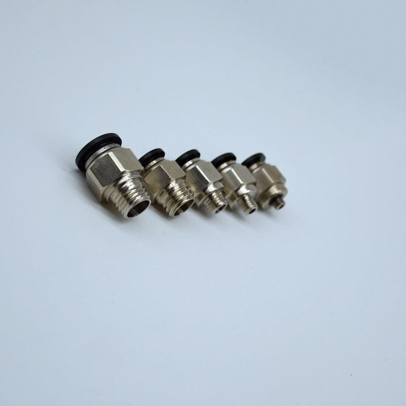 公制模具气管接头PC8-M12PC8-M8M6PC10-M16快插快速螺纹直通接头