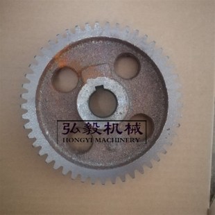 面条机齿轮和面机齿轮配件大全96齿88齿80齿90齿108齿铸铁大齿轮
