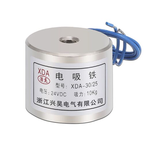 电磁铁长时间通电吸盘电磁铁 P30/25 电压24V/12V/220v吸力10公斤
