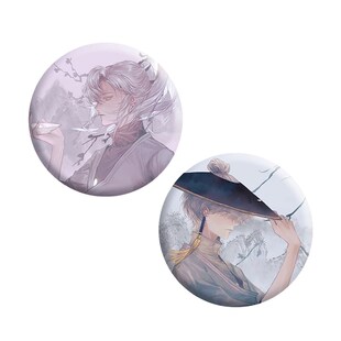 尚萌 sky光遇周边箬笠高马尾同人徽章吧唧pvc透卡笔袋古风二次元