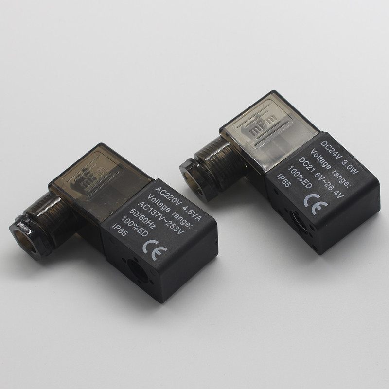 气动电磁阀线圈4V210-08/4V310-10/4V410-15 AC220V DC24V 12V110