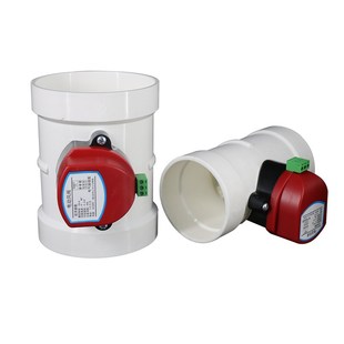 PVC电动风阀止回阀排气通风管道密闭封圈止逆阀蝶阀PP风量调节阀