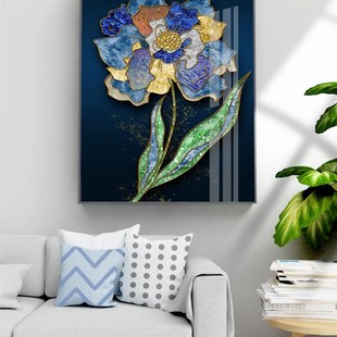 电表箱装饰画免打孔竖版画遮挡客餐厅画配电简约悬挂掀盖电闸挂画