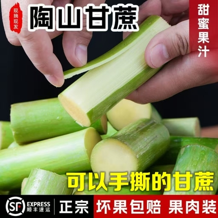陶山青皮去节甘蔗顺丰老人孕妇