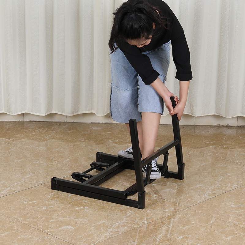 餐台脚支架吃饭桌子腿家t用可折叠桌腿高支架矮桌腿短腿架子烤火