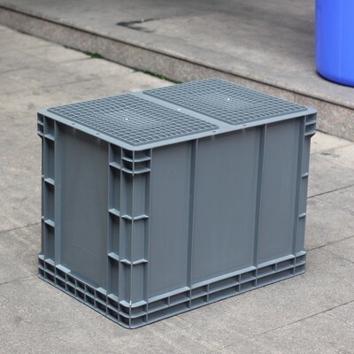 eu4644物流周转l箱600*400*450养殖箱搬运箱加厚工业塑料成品箱