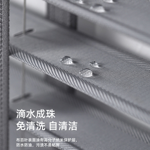 布百叶窗帘朗丝帘厨房办公室卫生间用防水L遮阳帘卧室客厅遮光窗