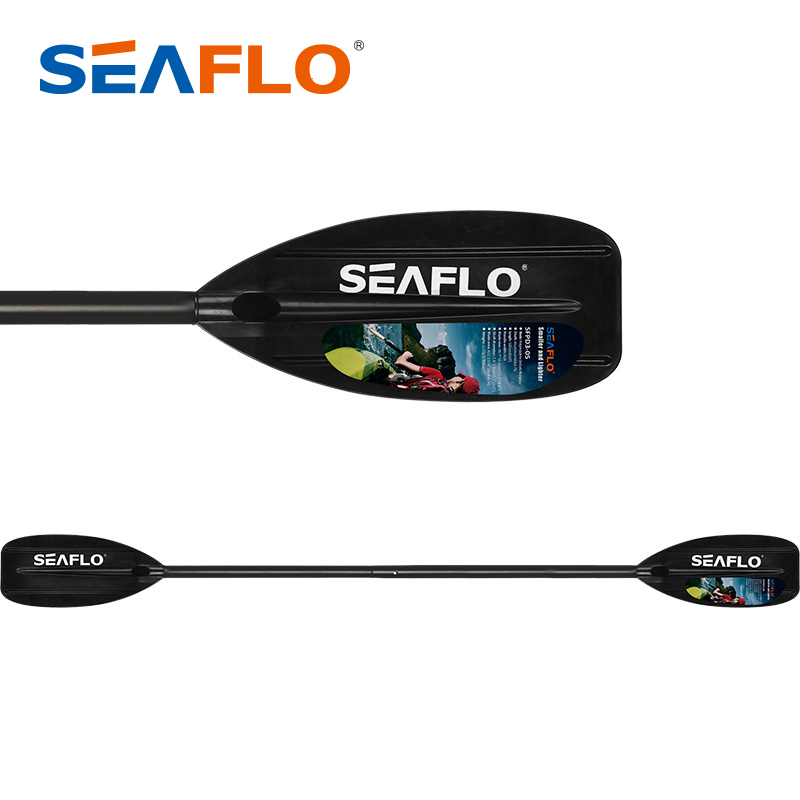 船桨儿童小孩子学生双o头桨叶塑料桨漂流船皮划艇可拆分手划桨品