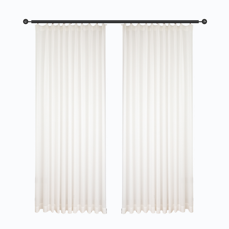 新款太空幻影纱帘透光不透人2022流G行窗帘客厅卧室阳台纱白色窗