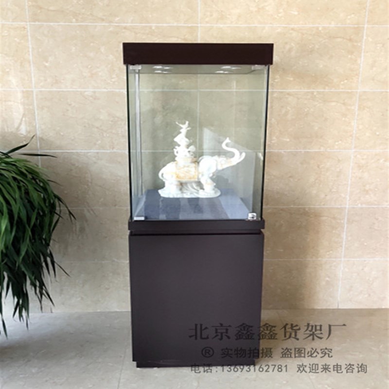 博物馆展柜古董瓷l器文物展示柜独立珠宝首饰玻璃柜台产品展览柜