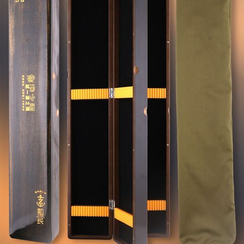 东莞船长漂盒大漆拉丝黑高级木质单D层双层硅胶座主线盒子线盒顺