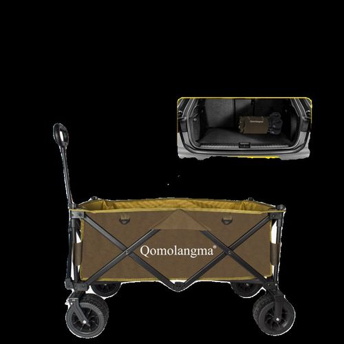 珠穆朗玛露c营车手推车户外营地车聚拢折叠小拉车野餐车野营推车
