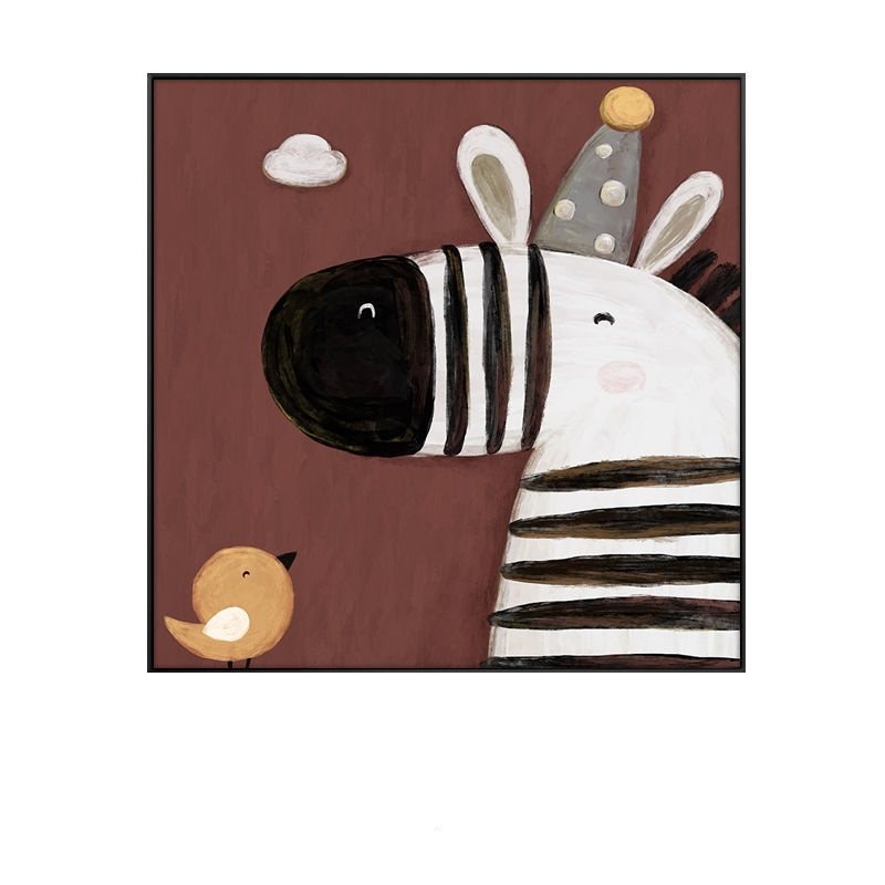 可爱动物儿童房装饰画卧室房间布置卡通壁画客厅沙发背景墙面挂画,家居饰品,现代装饰画,淘宝优惠券,粉丝福利购,淘宝优惠卷