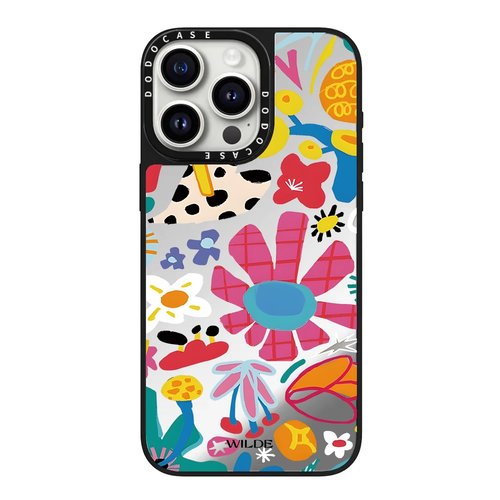 镜面王尔德花园手机壳磁吸