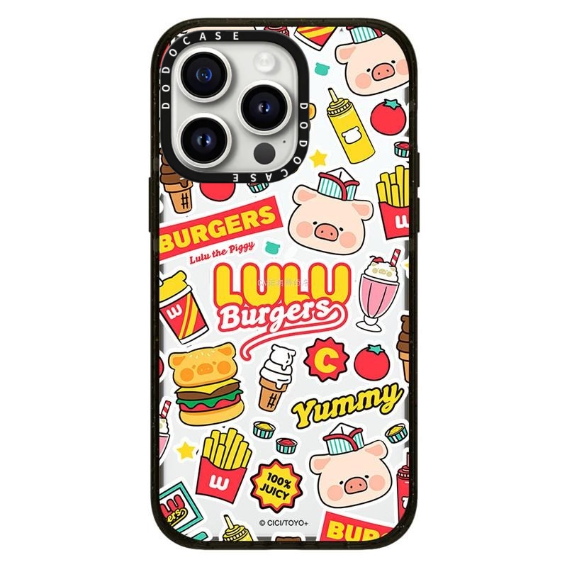 DODOCASE可爱lulu猪猪汉堡手机壳