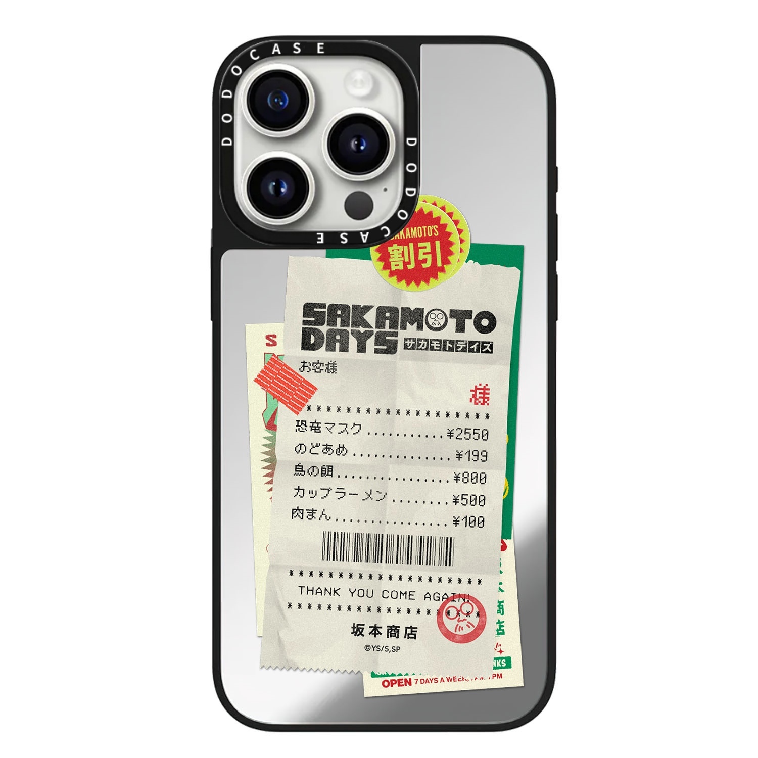 DODOCASE坂本日常适用于iPhone16ProMax手机壳苹果15Pro动漫商店明星同款14MagSafe磁吸13/12防摔11硬壳