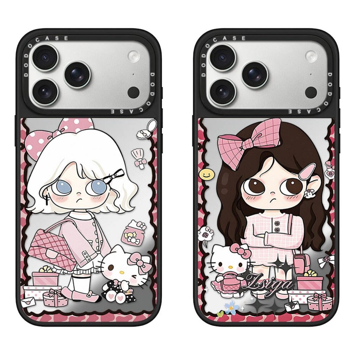 DODOCASE 可爱傲娇嘎子姐适用于iPhone17PROMAX苹果16promax手机壳童趣少女补妆镜15/14plus磁吸防摔保护套