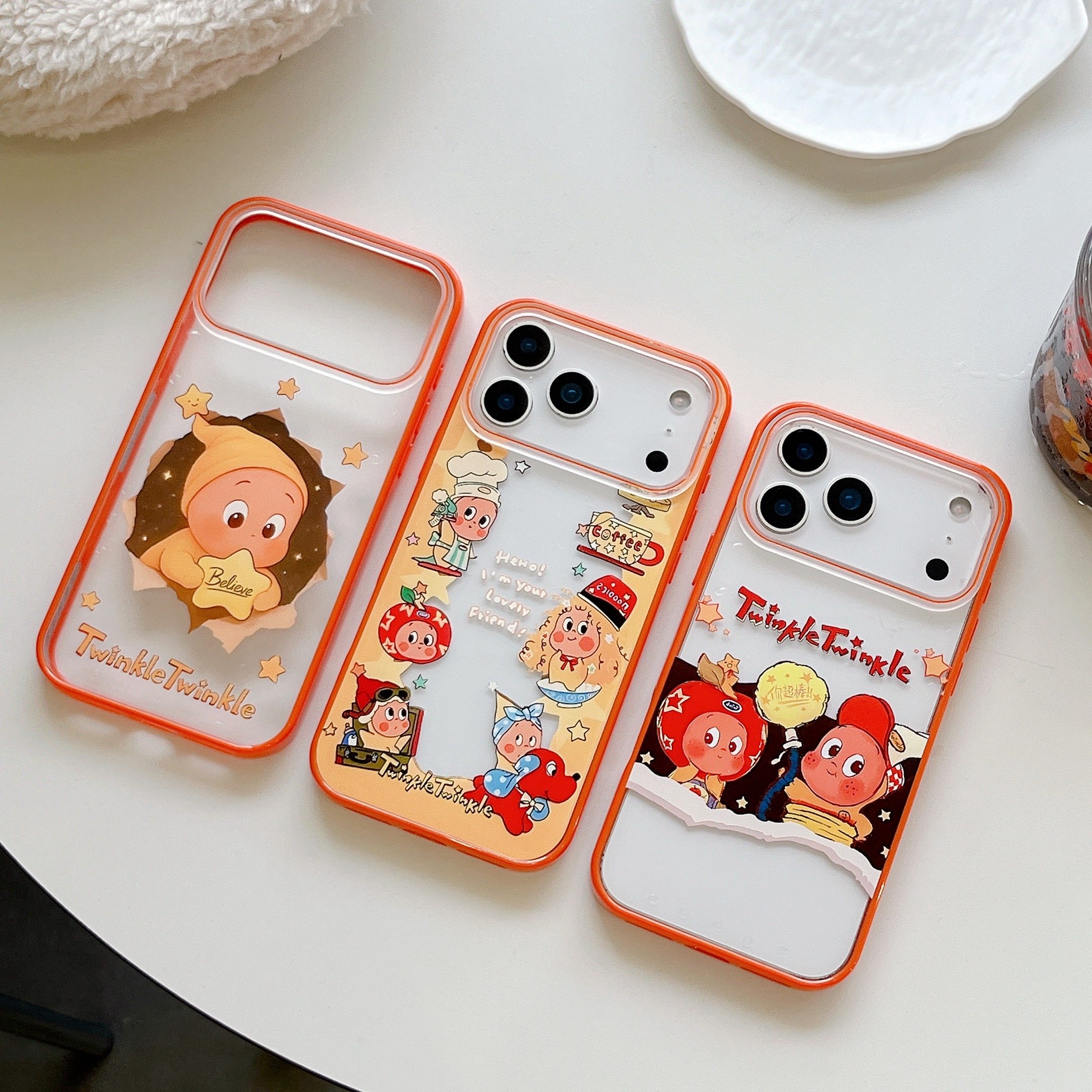 DODOCASE可爱星星人适用iPhone17PROMAX星宇橙手机壳16pro小众卡通联名15/14镜面网红明星同款防摔保护套磁吸