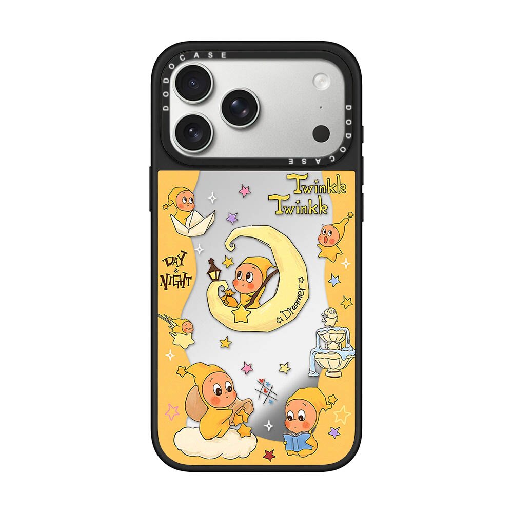 DODOCASE 可爱星星人适用于iPhone17PROMAX苹果16promax手机壳童趣可爱少女补妆镜15/14plus磁吸防摔保护套