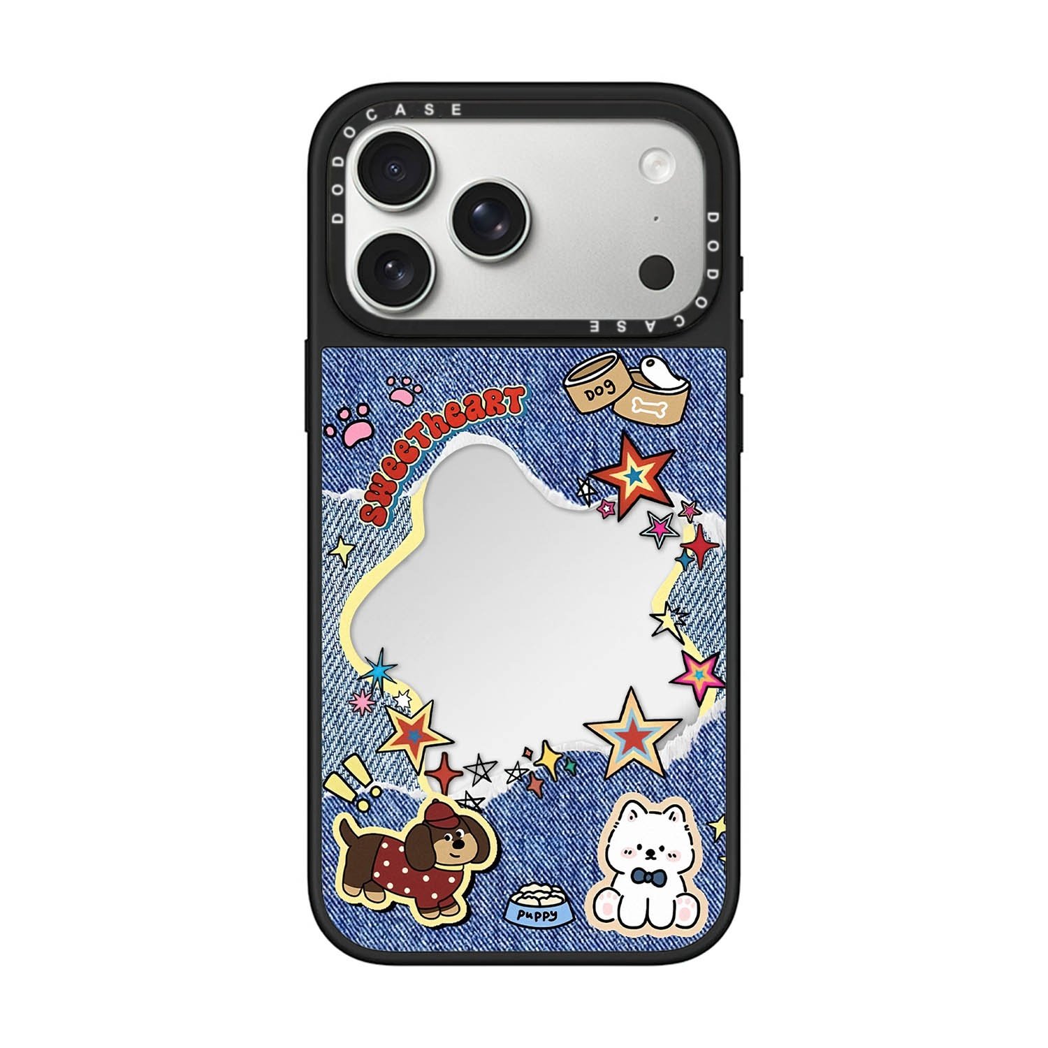 DODOCASE五星牛仔狗狗苹果17Pro适用于iPhone16ProMax明星同款15pro少女猫咪卡通手机壳13防摔保护套磁吸14