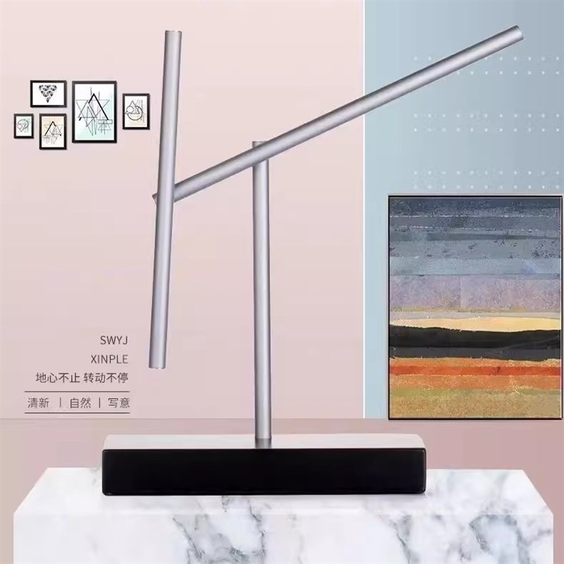 永动机电视柜摆件客厅玻璃柜家居装饰品轻奢高级感科X技感乔迁礼