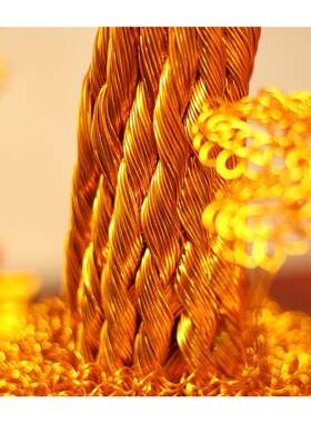 手工编织金钱h树铝线手工艺品成品手工发财树店铺招财家居装饰摆