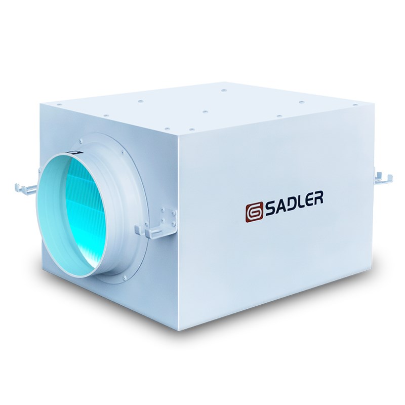 艾德利单b向抽风机空气净化过滤管道排风机商用新风系统强力换气